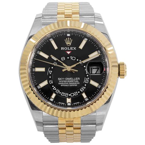 rolex sky dweller bimetal|rolex sky dweller value.